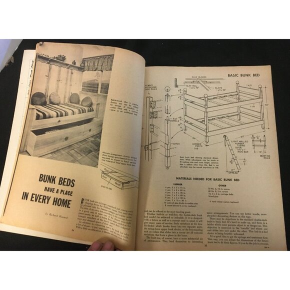 The Family Handyman Magazine 35th Edition VINTAGE Apr. 1957 Vol. 7 No. 2 - Picture 4 of 9